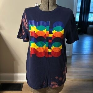 POLO Ralph Lauren mens Classic Fit stacked logo tie-dye t-shirt size medium